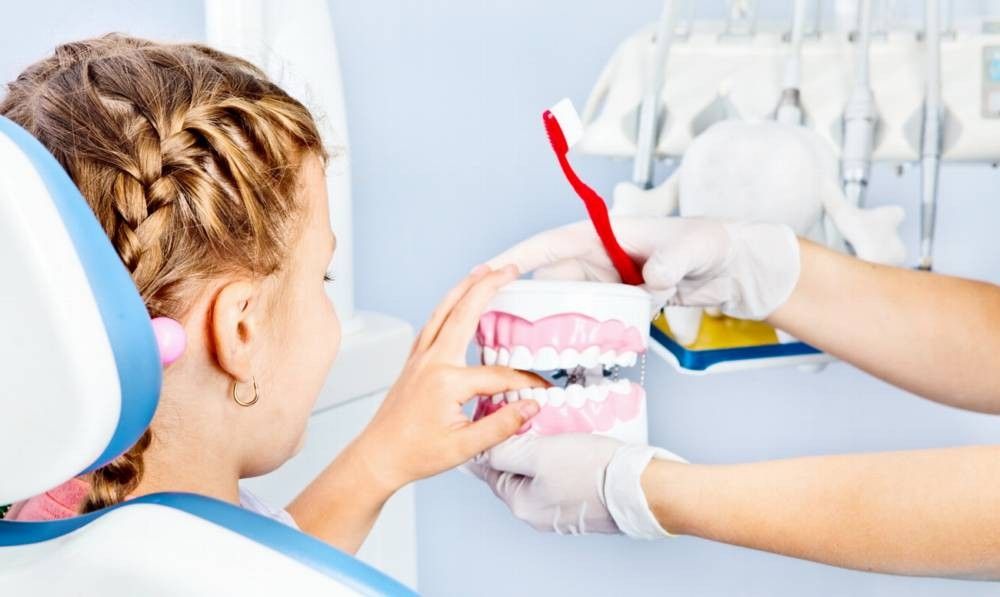 Профессиональная гигиена и обучение чистке зубов для детей